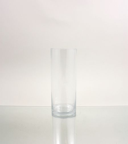 Wholesale Clear Cylinder Glass Vase 4 Opening x 10 Height (12pcs