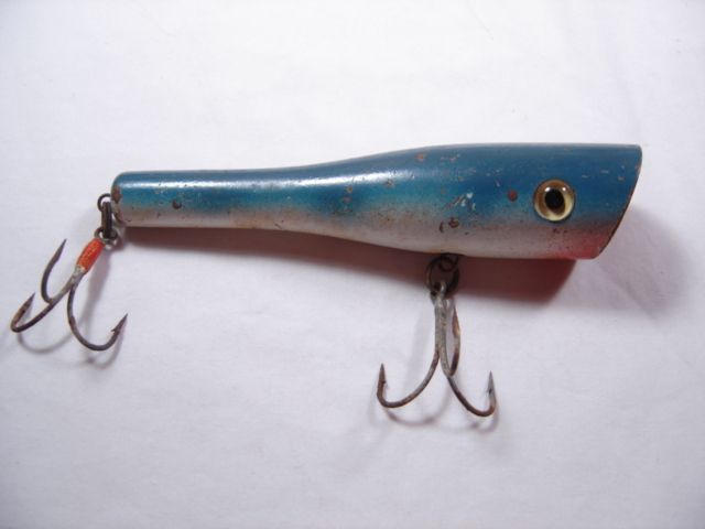 VINTAGE CUTTYHUNK POPPER SALTWATER SURF STRIPER FISHING LURE