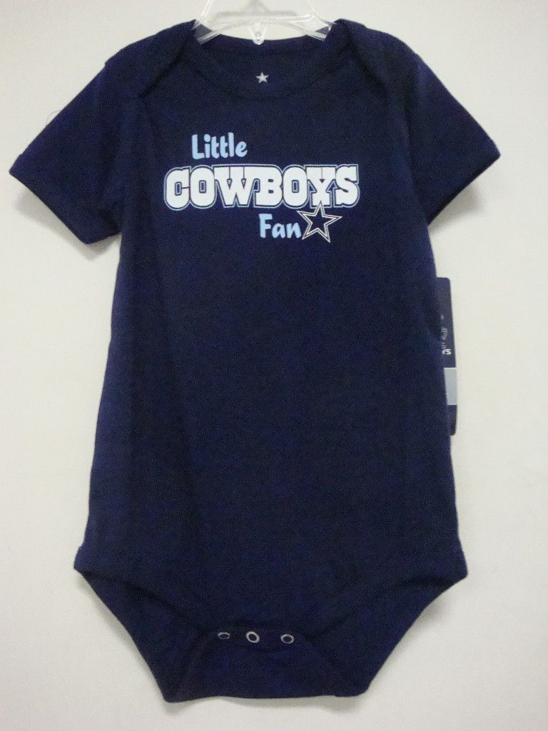 Dallas Cowboys Little Cowboys Fan Onsie Very Cute