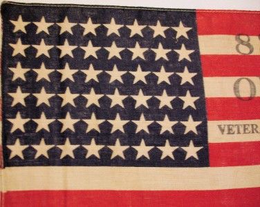 Civil War 82nd Ohio Volunteer Infantry Gar Veteran Reunion Flag