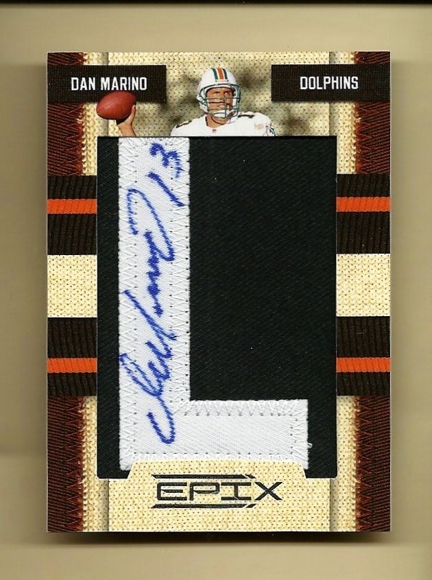 Dan Marino 2010 Epix Auto Autograph Patch 50 RARE