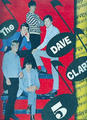 dave clark 5 1965 tour concert program book