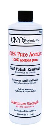 New Onyx 100 Acetone Nail Polish Remover 16oz