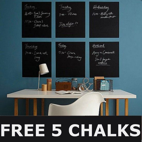 45×200CM Blackboard Removable Vinyl on Wall Paper Sticker Chalkboard