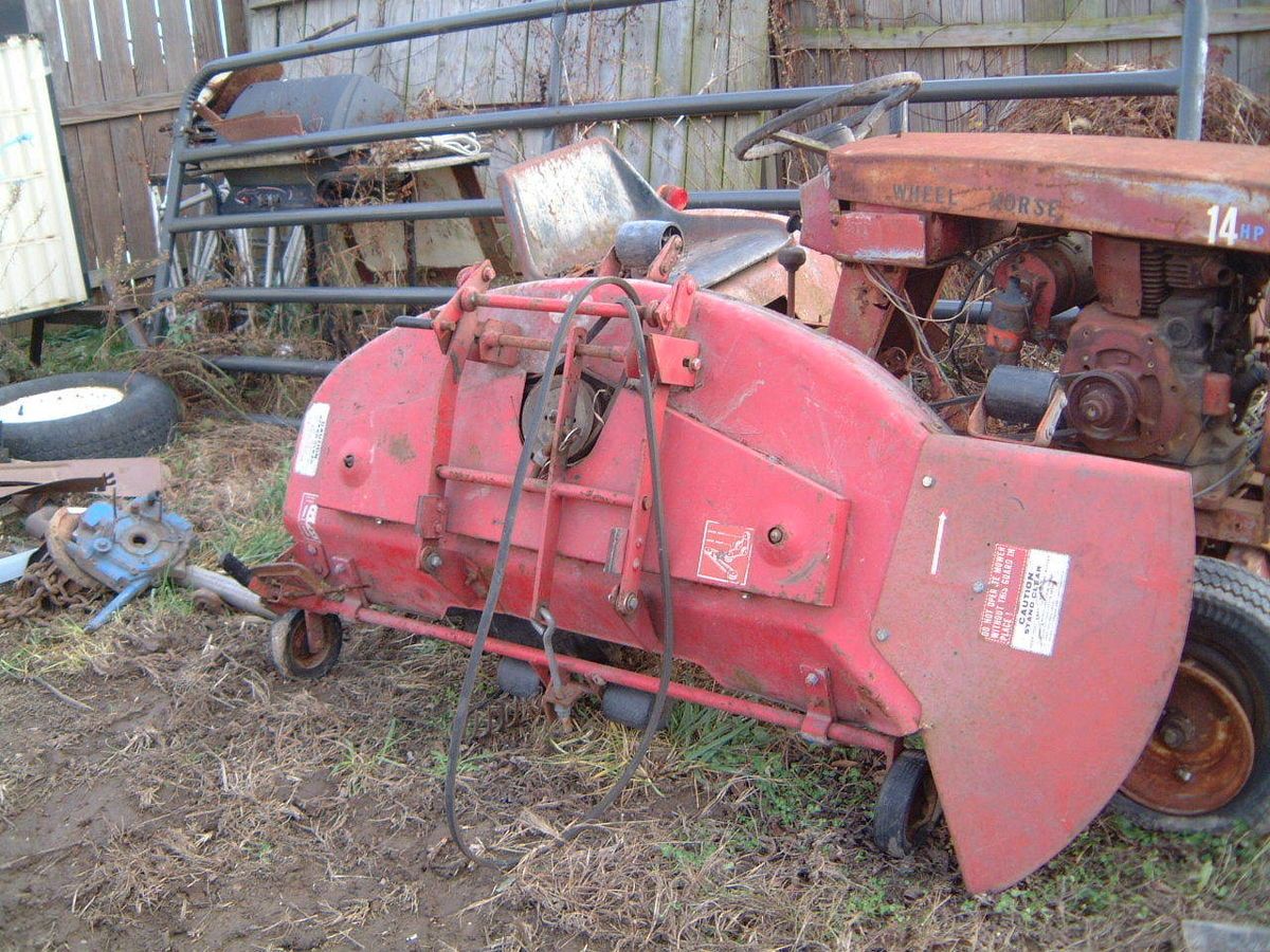 Wheel Horse D160 D180 D200 48 Mower Deck Wheelhorse Garden Tractor