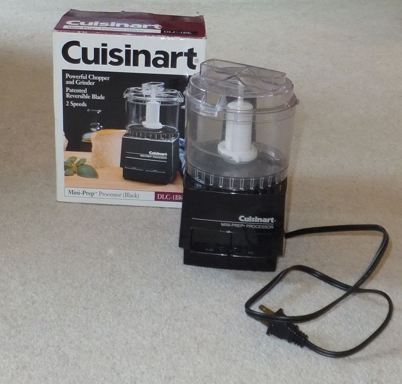 Cuisinart Black Mini Prep 2 Speed Food Processor Powerful Chop and