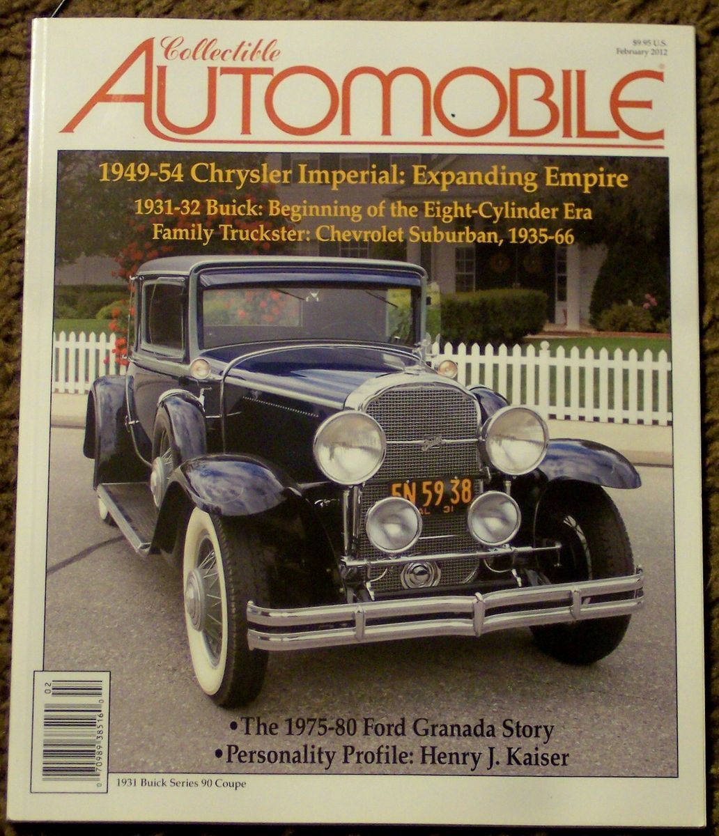   AUTOMOBILE February 2012 1949 54 CHRYSLER IMPERIAL Buick SUBURBAN