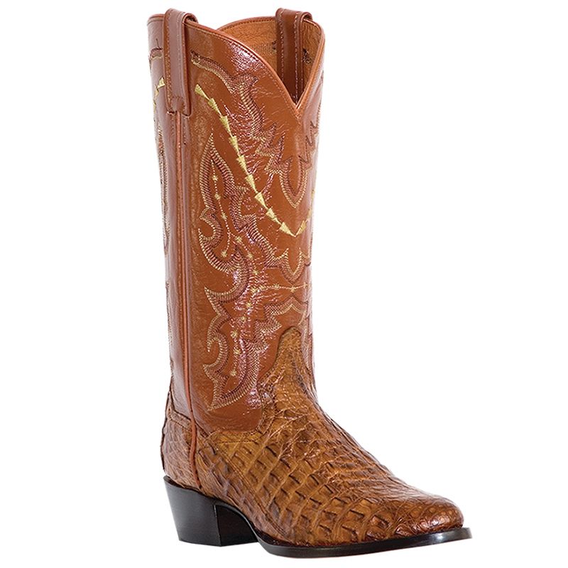 Dan Post Mens Birmingham 13 Caiman Cowboy Boots Cognac DP2387 Size