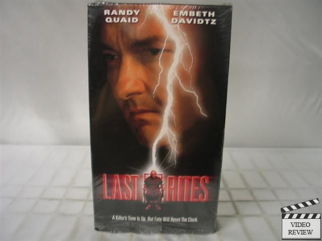 Last Rites VHS Randy Quaid Embeth Davidtz