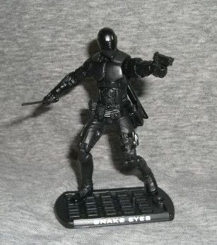 Gi Joe Retaliation Ninja Duel Snake Eyes Custom Figure