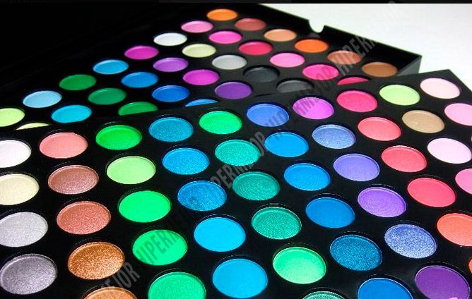  120 Color Pintar Sombra de Ojos Juego Profesional Make Up