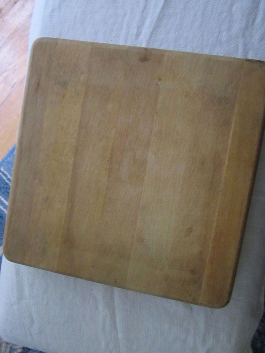 Heavy Old Cutting Board 2 Thick 11 Square Take A Look