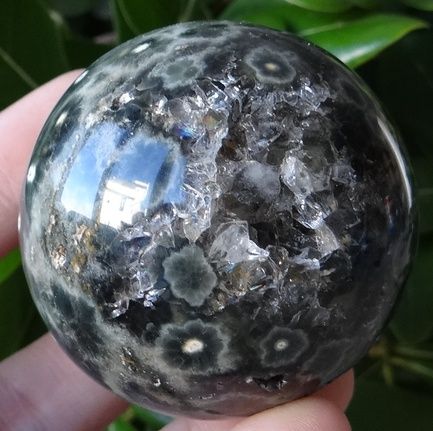 OCEAN JASPER 50 MM GEM STONE CRYSTAL SPHERE   FROM MADAGASCAR