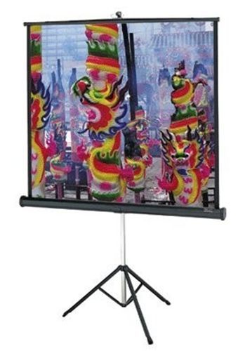 DaLite Versatol 70 x 70 Tripod Screen Matte Whit Video Projection