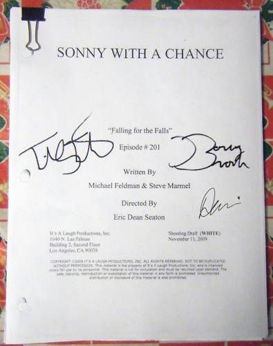  Chance Autographed Script Falling for the Falls Demi Lovato More