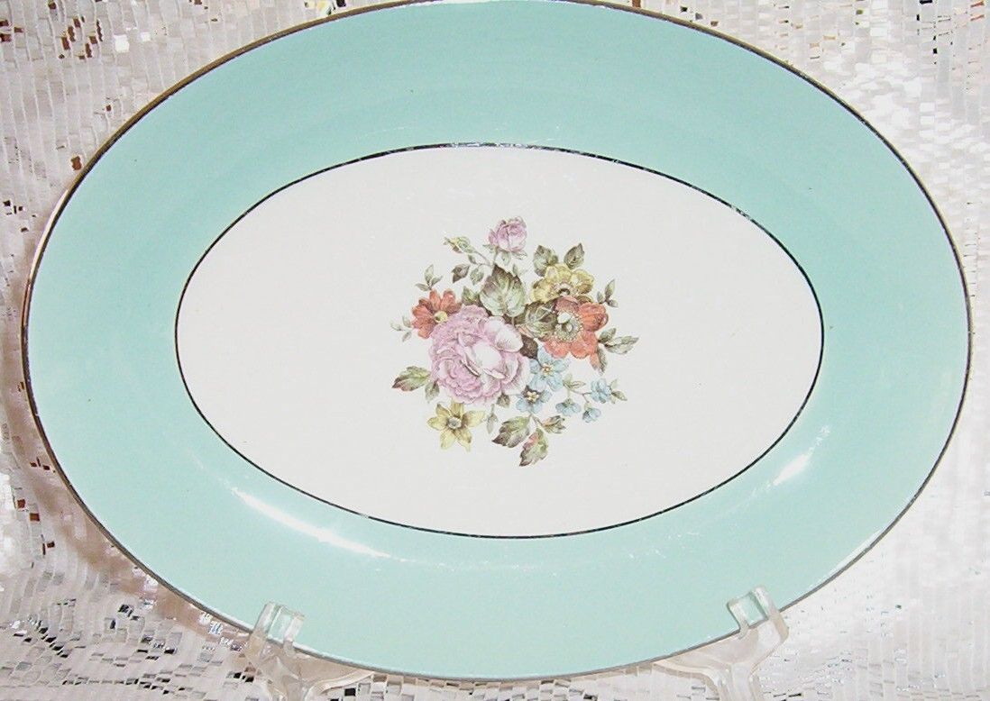 Danube Oval Serving Platter Cunningham Pickett Retro