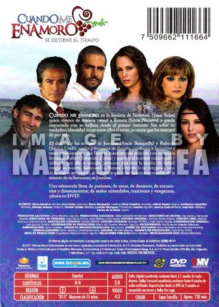 Cuando Me Enamoro Telenovela Novela 4 DVD Set Original New Telenovelas