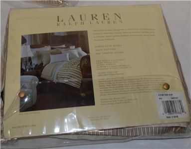 RALPH LAUREN Rue Des Artistes Stripe QUEEN SHEET SET NEW 1ST