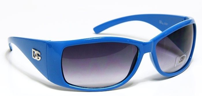  Cool DG Children Kids Girls Sunglasses Age 6 12 Designer Blue Frame 04