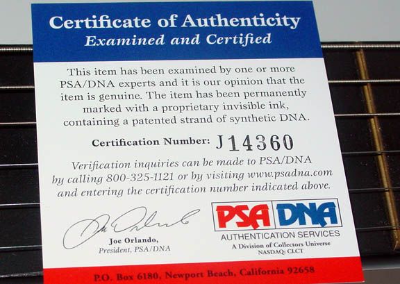 Gavin DeGraw Autographed Signed Acoustic Flag Guitar PSA DNA UACC RD