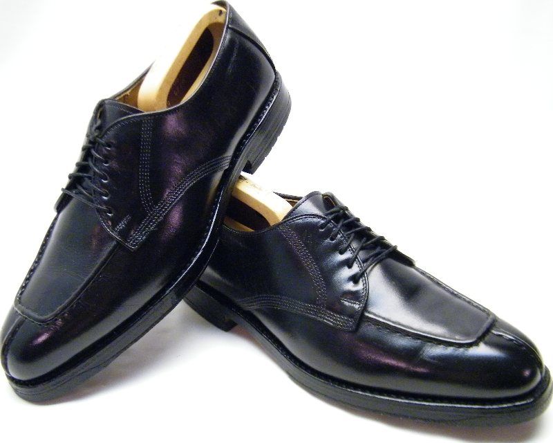 Mens Allen Edmonds Dellwood Split Toe Leather Oxford Dress Shoes Sz 9