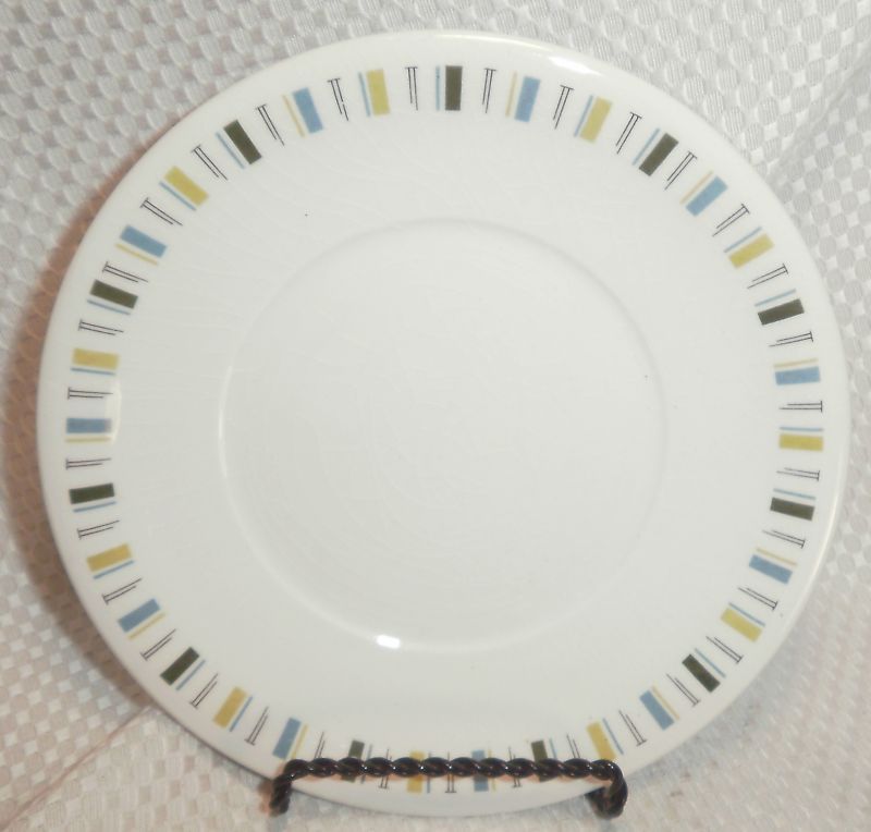 Myotts Fine White Delta Ironstone Bread Plate S