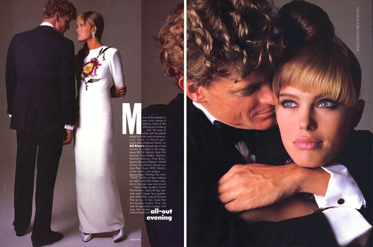 1985 Dennis Piel Renee Simonsen Magazine Editorial