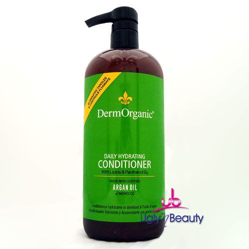 DermOrganic Daily Hydrating Conditioner 33 8 FL oz 1 L Made with Argan