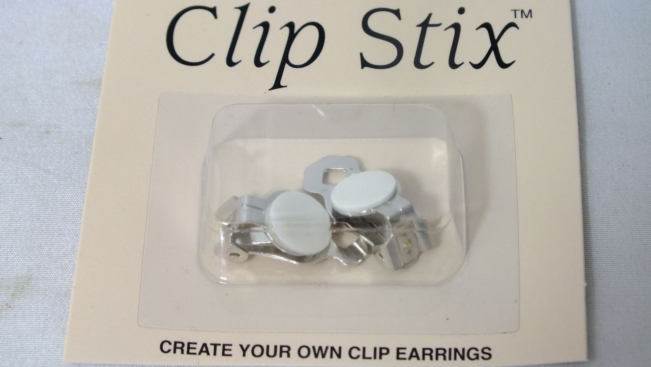 Clip Stix Quik Easy Create Your Own Clip on Pierced Earrings Converter