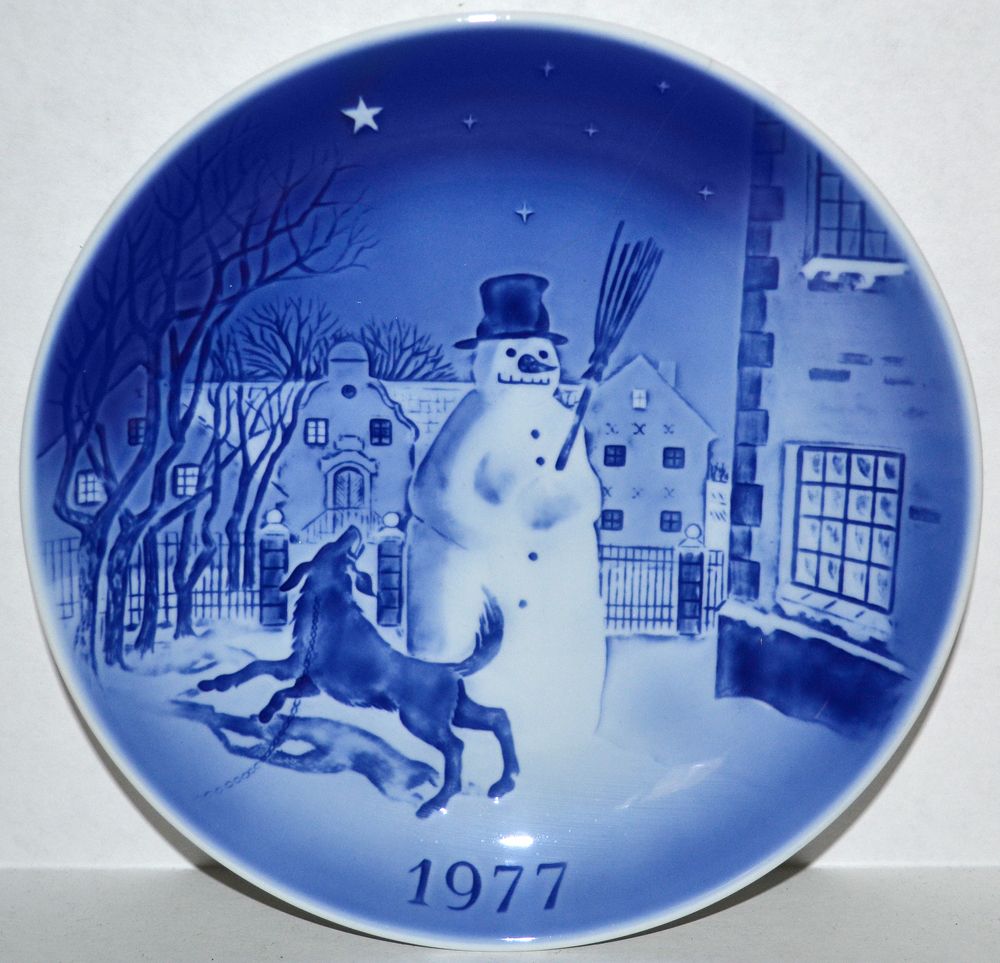 Desiree Svend Jensen 1977 Christmas Plate