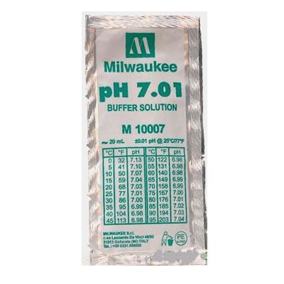 Milwaukee PH600 Ph Meter Test Pen 2 Buffer Solutions