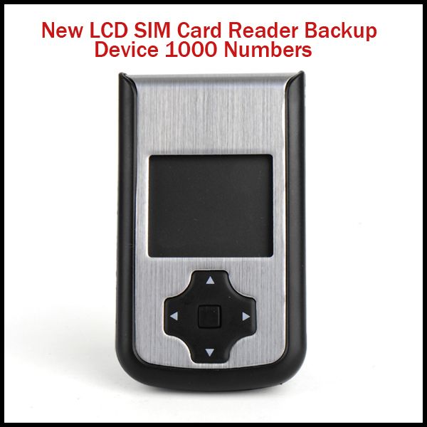 LCD Phone Sim Card Reader Backup Device 1000 Numbers