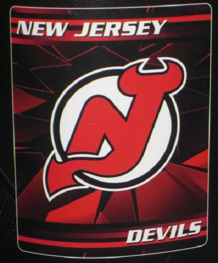 New Jersey Devils Soft Fleece Throw Gift Blanket NHL Hockey Team Logo