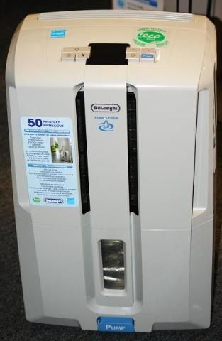 DeLonghi DD50PC 50 Pint 24L Dehumidifier with Pump Energy Star R410AV