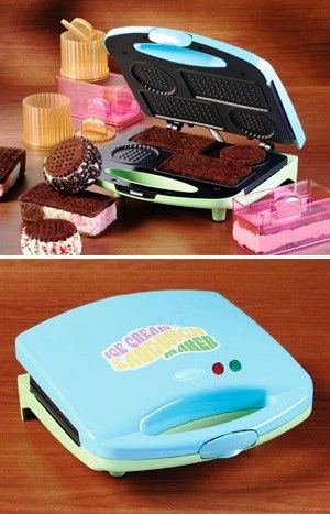 Ice Cream Sandwich Maker, Electric Dessert Machine Nostalgia Electrics