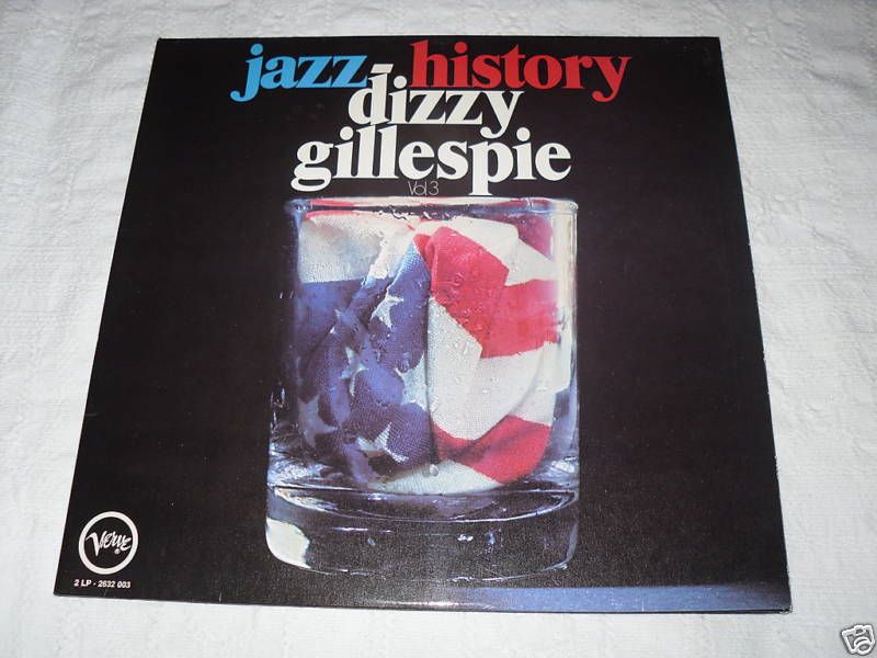 Dizzy Gillespie Jazz History Vol 3 2 LP Verve Records