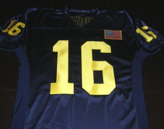 JSA DENARD ROBINSON SIGNED 16 Michigan Football BEAT OHIO Jersey