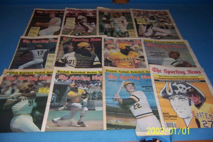 Sporting News Pittsburgh Pirates Lot Parker Al Oliver Sanguillen