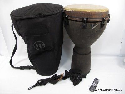 Remo Djembe DJ 0014 05 Key Tuned 14 Hand Percussion Drum w/ Case