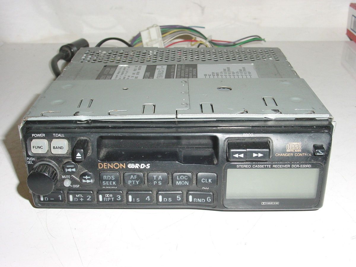 DENON DCR 530RD RDS Car Stereo Cassette Receiver with CD Changer