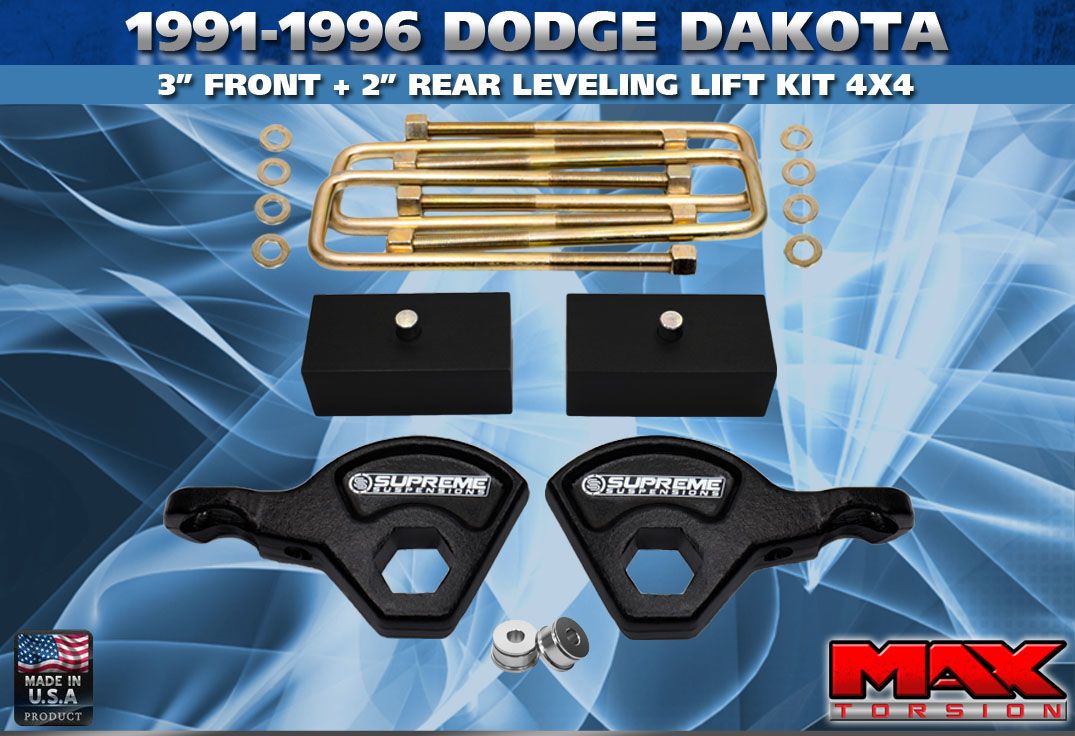 1991 1996 Dodge Dakota 3 2 Lift Kit Leveling 4WD Pro