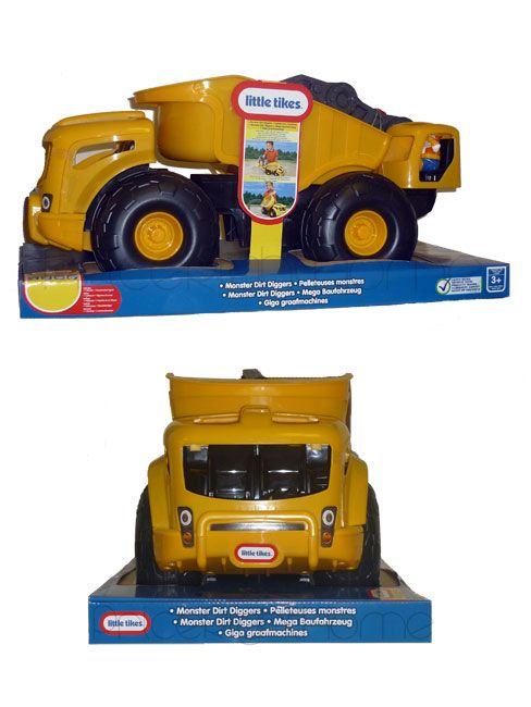 Monster Dirt Digger New Dumper Truck Crane Little Tikes