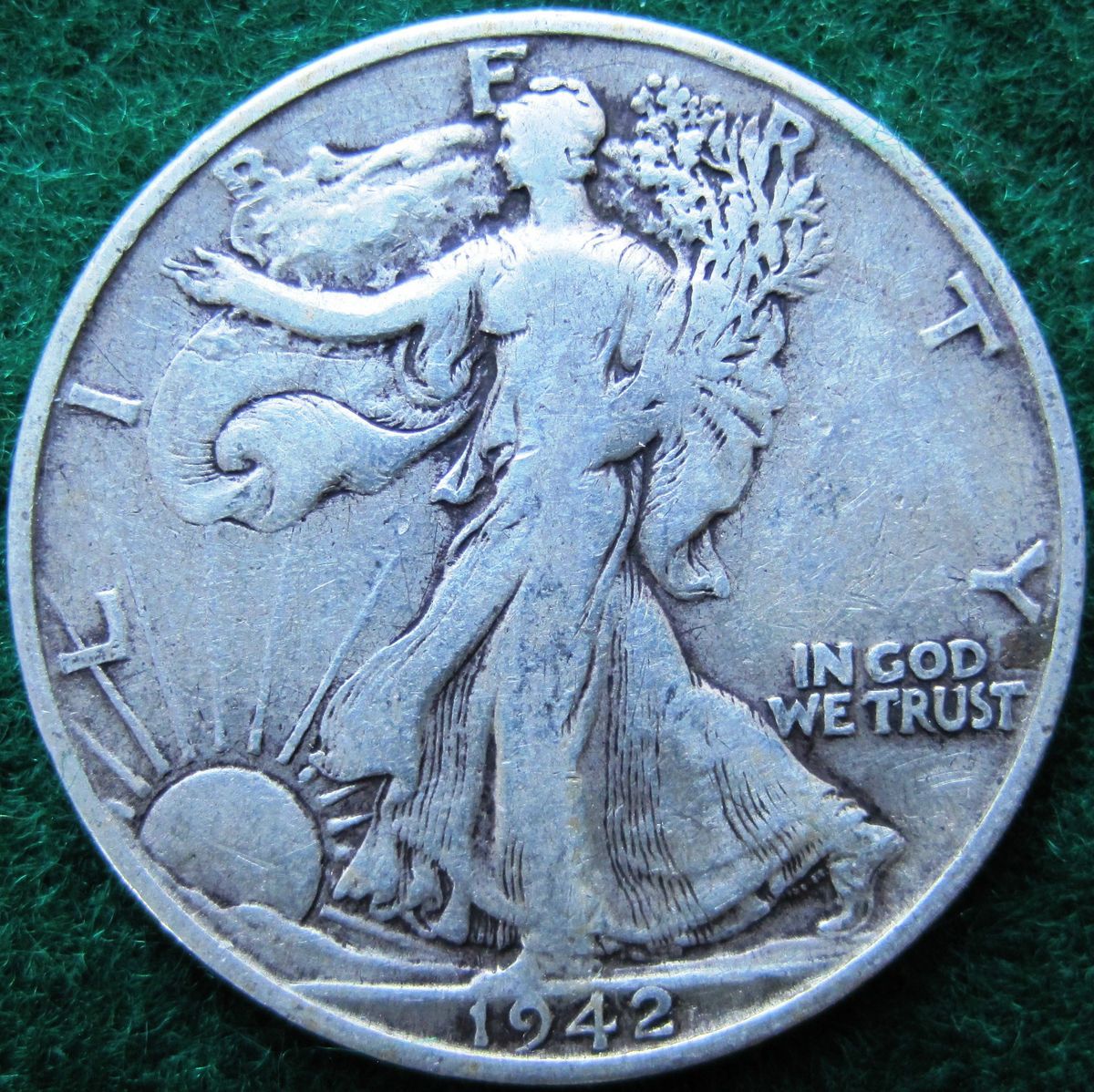  1942 s Walking Liberty Half Dollar