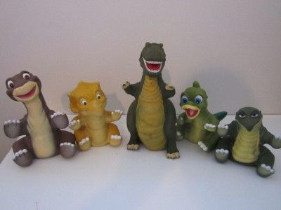 Before Time Cera Ducky Sharptooth Littlefoot Dinosaur Puppets