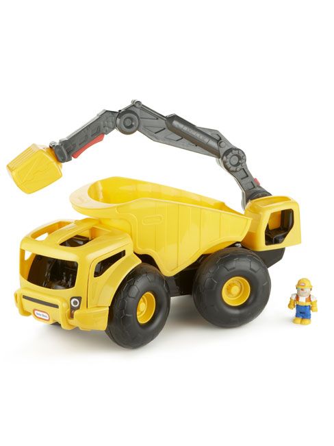 Monster Dirt Digger New Dumper Truck Crane Little Tikes