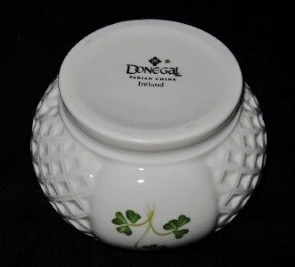 donegal parian shamrock creamer sugar bowl set