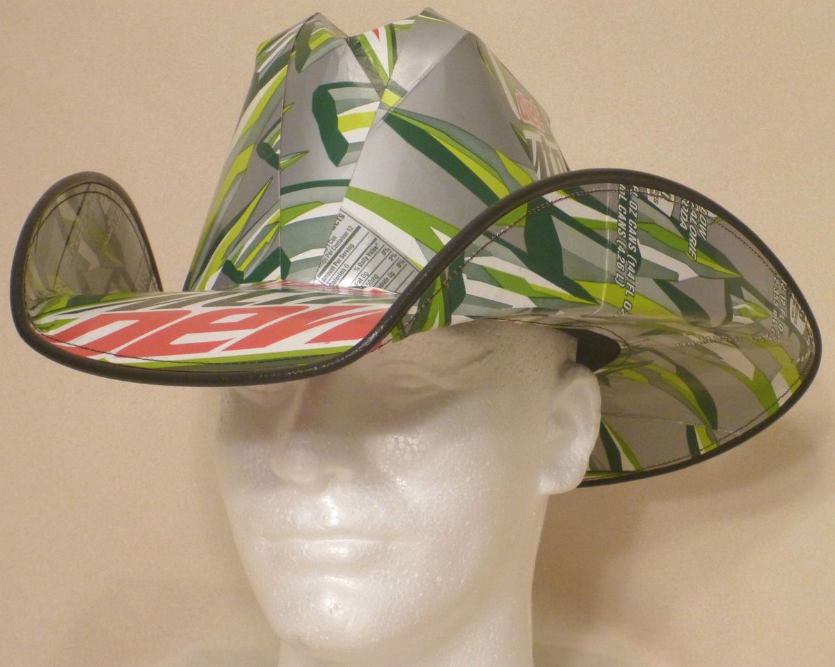 Diet Mountain Dew Box Cowboy Hat Collectible Stetson Coke