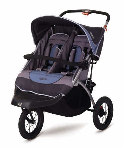 2008 Instep AR800 Safari Double Baby Jogging Stroller