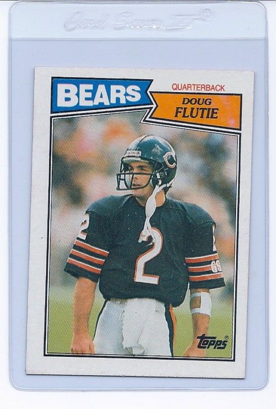 1987 Topps Doug Flutie 45 Rookie Pack Fresh Mint