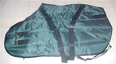 Winter Draft Horse Stable Blanket 94 Green